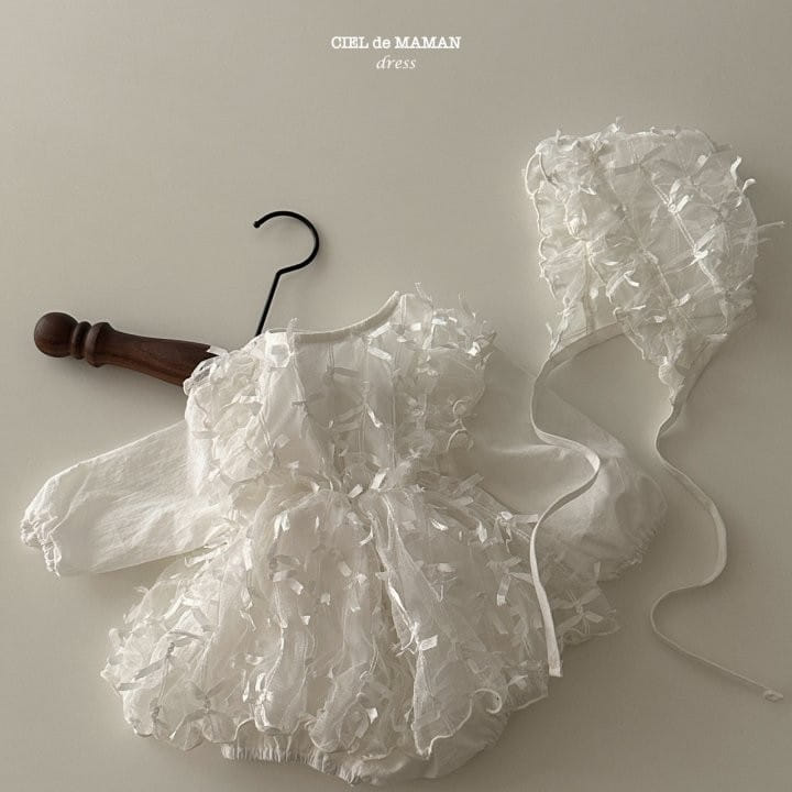 Ciel De Maman - Korean Baby Fashion - #babyoutfit - Ribbon Ballet Body Suit - 3
