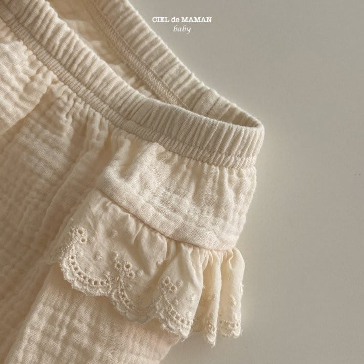 Ciel De Maman - Korean Baby Fashion - #babyoutfit - Lace Pants - 3