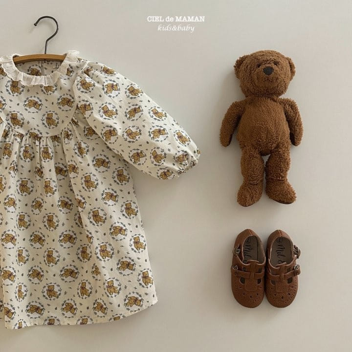 Ciel De Maman - Korean Baby Fashion - #babyoutfit - Teddy Bear Body Suit - 7