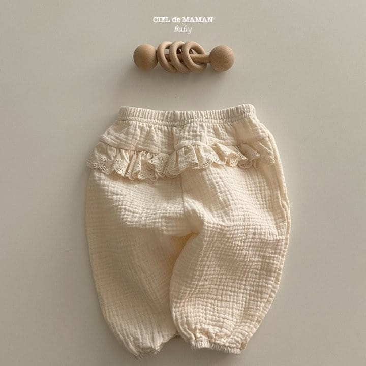 Ciel De Maman - Korean Baby Fashion - #babyoutfit - Lace Pants - 4