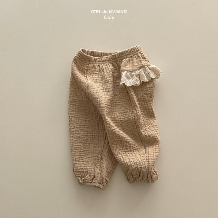Ciel De Maman - Korean Baby Fashion - #onlinebabyboutique - Lace Pants - 5