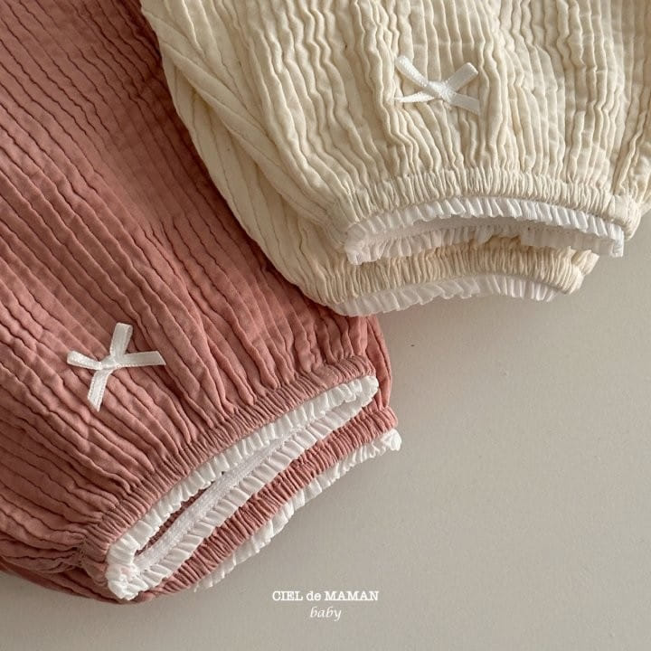 Ciel De Maman - Korean Baby Fashion - #onlinebabyshop - Ribbon Pants - 9