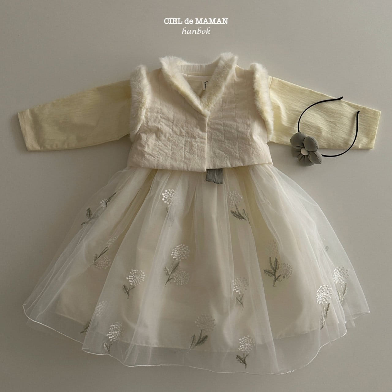 Ciel De Maman - Korean Children Fashion - #magicofchildhood - New Year's Dress Bom Bom Kids - 7