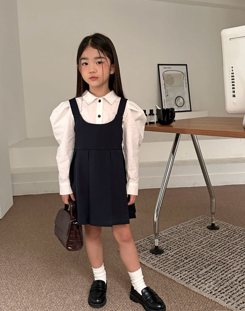 Comma - Korean Children Fashion - #Kfashion4kids - Wrinkle One-piece - 10