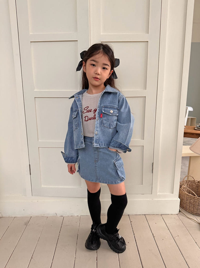 Comma - Korean Children Fashion - #Kfashion4kids - English Knit Tee - 6