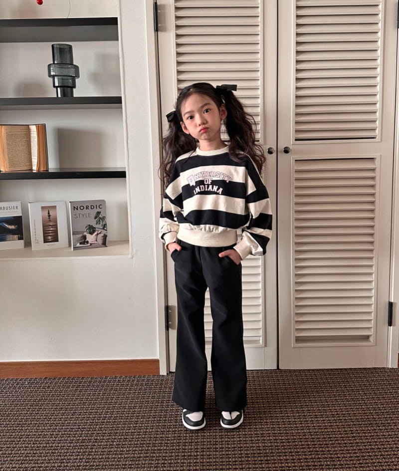 Comma - Korean Children Fashion - #kidzfashiontrend - Big ST Sweatshirt - 4