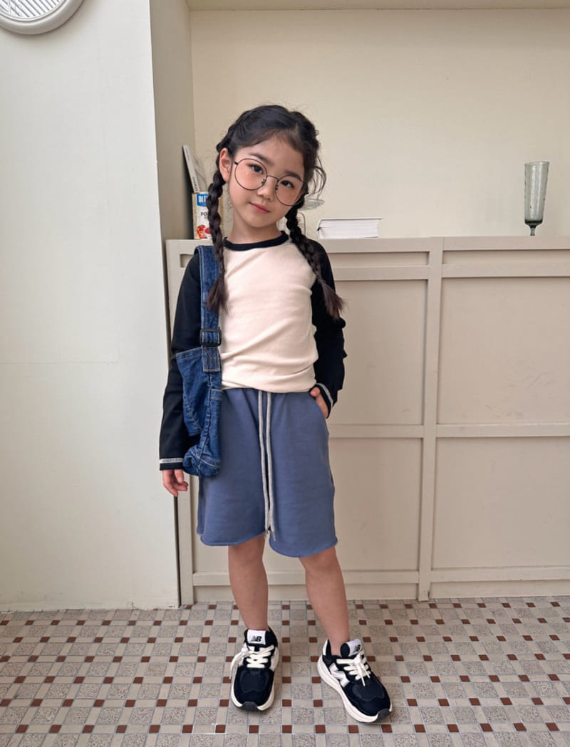 Comma - Korean Children Fashion - #Kfashion4kids - Raglan Tight Tee - 2