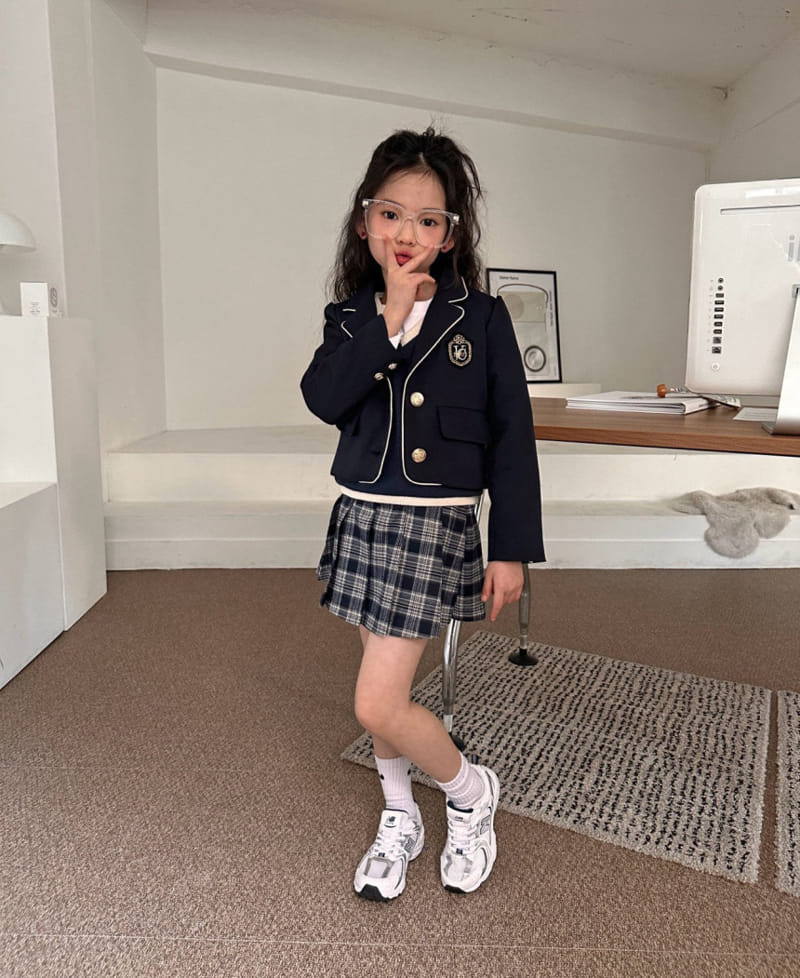 Comma - Korean Children Fashion - #childofig - Embroidery Button Jacket - 6