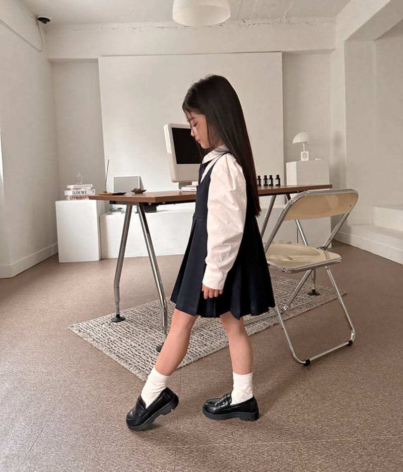 Comma - Korean Children Fashion - #childofig - Wrinkle One-piece - 2