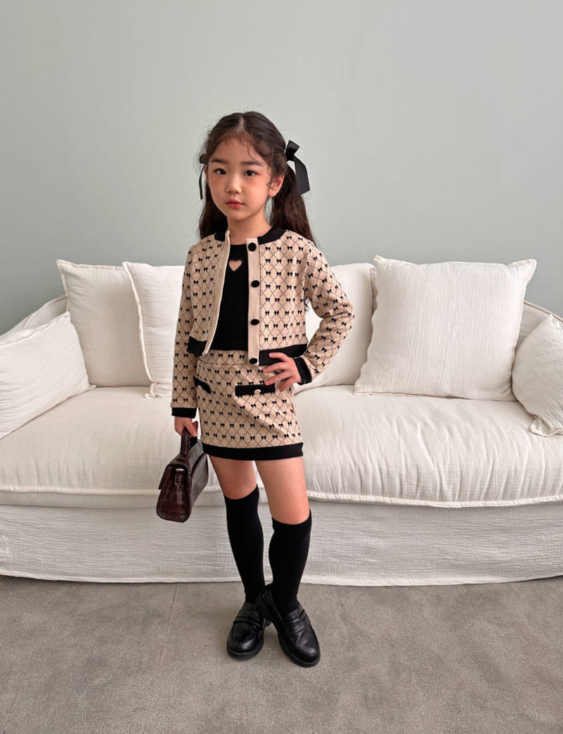Comma - Korean Children Fashion - #childofig - Jacquard Skirt - 11