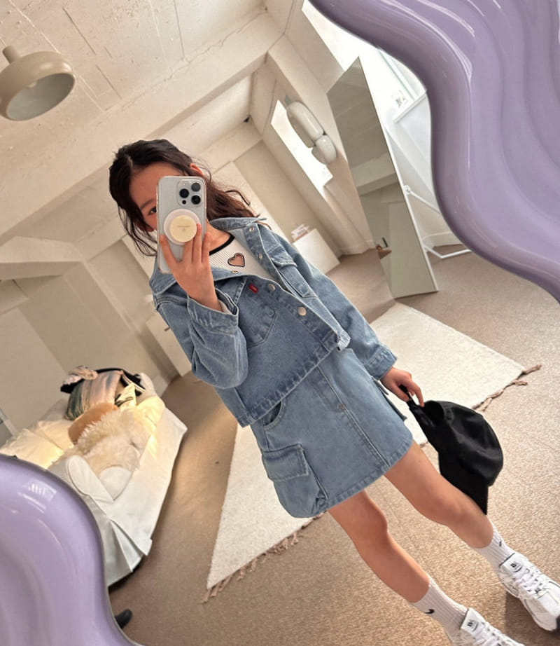 Comma - Korean Children Fashion - #childofig - Heart Punching Tee - 8