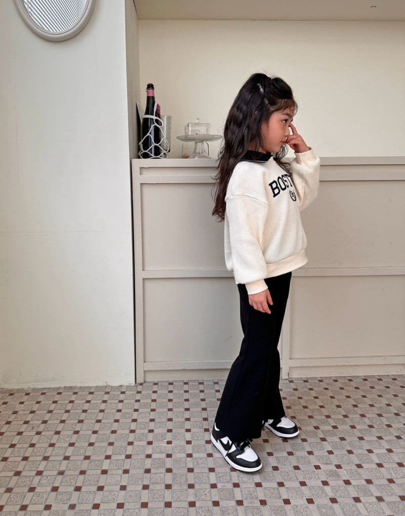 Comma - Korean Children Fashion - #childofig - Wide Boots Cut Pants - 4