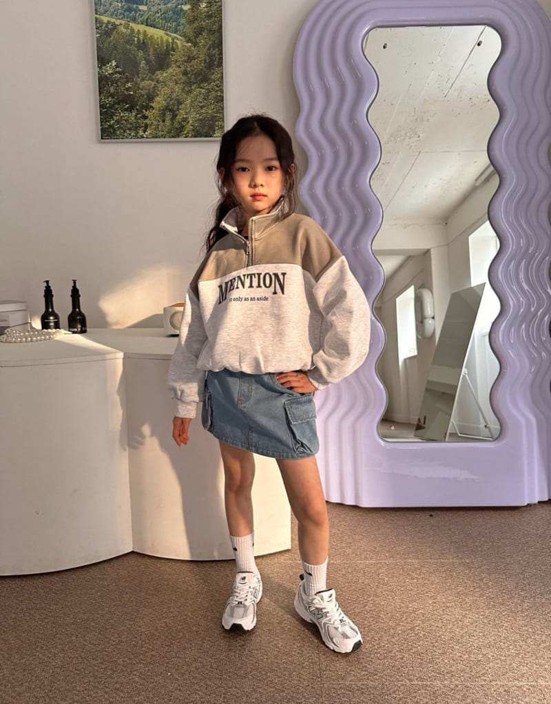 Comma - Korean Children Fashion - #childofig - Color Half Zip Up - 2