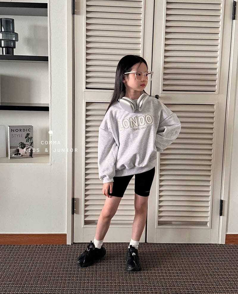 Comma - Korean Children Fashion - #childofig - London Sweatshirt