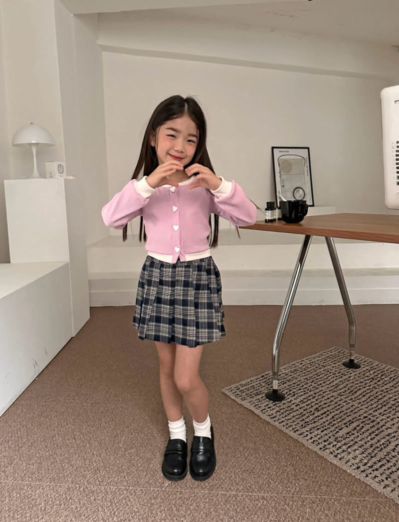 Comma - Korean Children Fashion - #childofig - Heart Cardigan  - 9