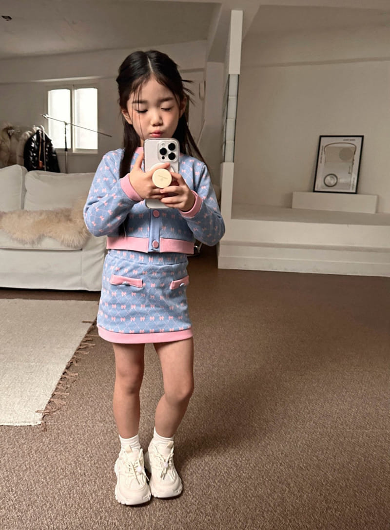Comma - Korean Children Fashion - #designkidswear - Jacquard Cardigan