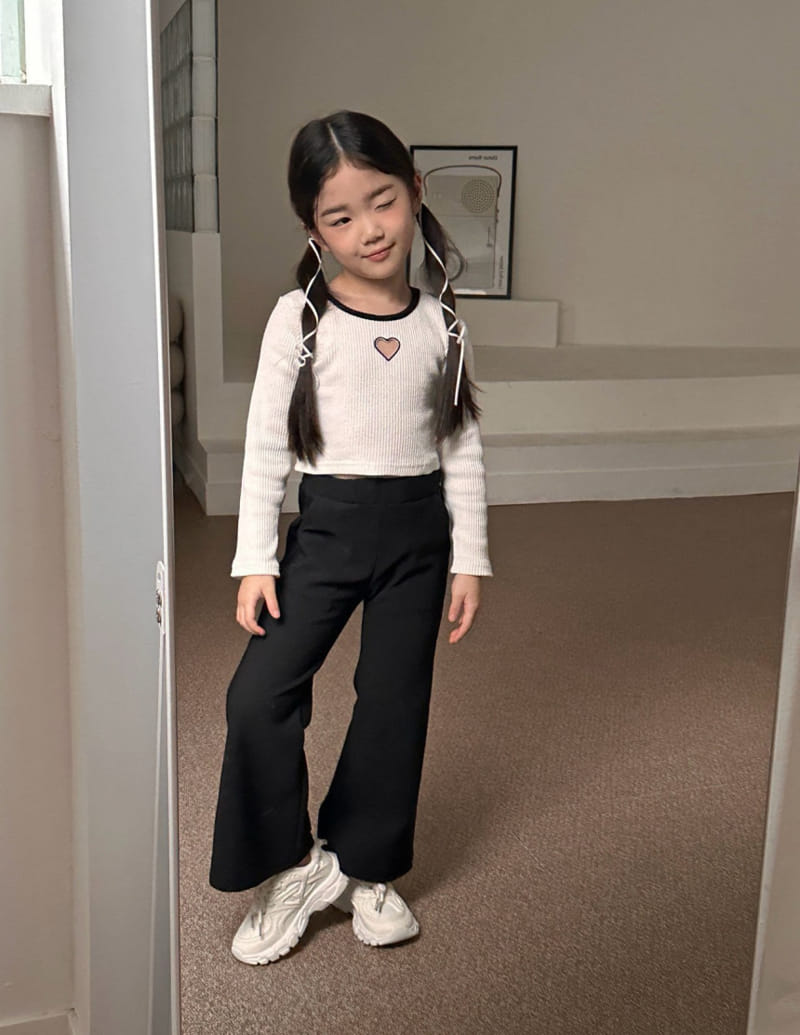Comma - Korean Children Fashion - #designkidswear - Wide Boots Cut Pants - 6
