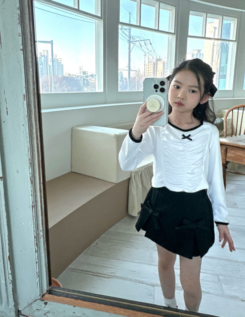Comma - Korean Children Fashion - #designkidswear - Shirring Ribbon Tee - 7
