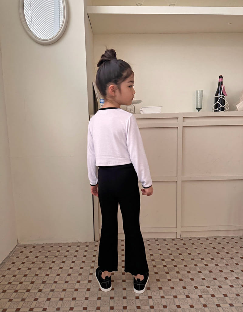 Comma - Korean Children Fashion - #designkidswear - Terry Boots Cut Pants - 5