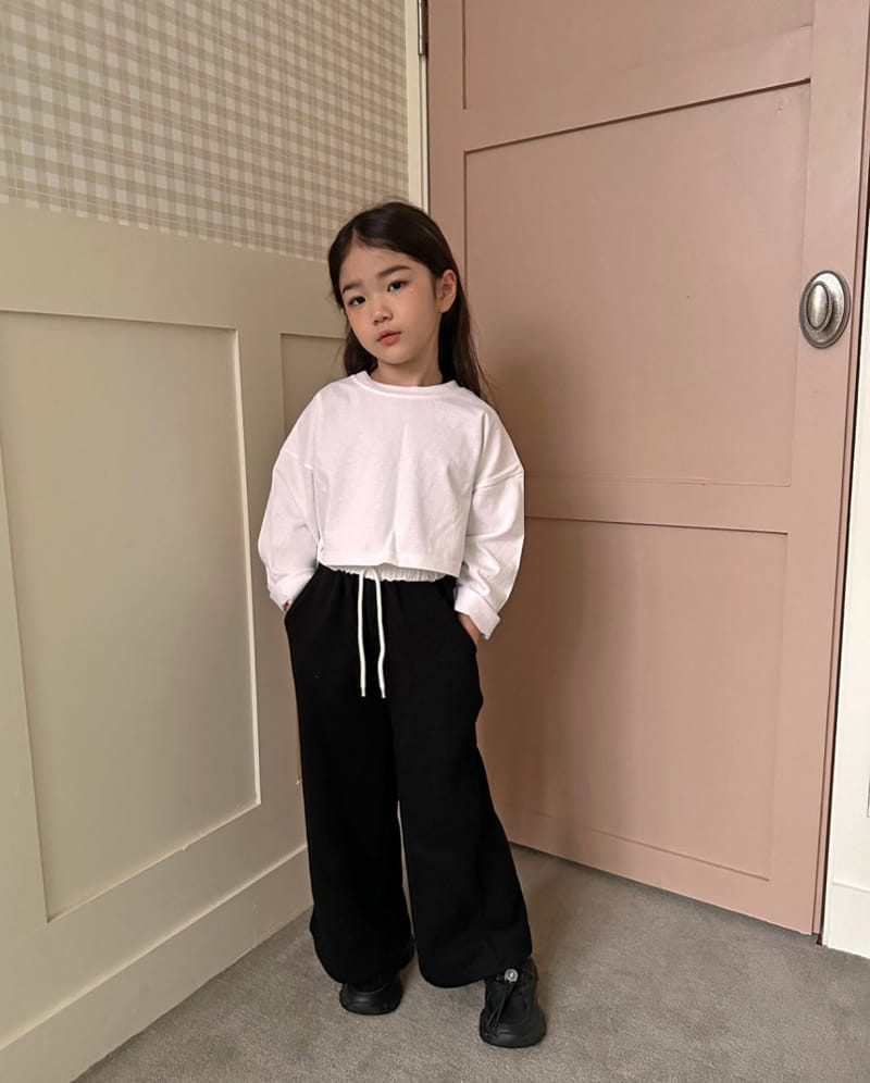 Comma - Korean Children Fashion - #designkidswear - Basic Crop Tee - 3