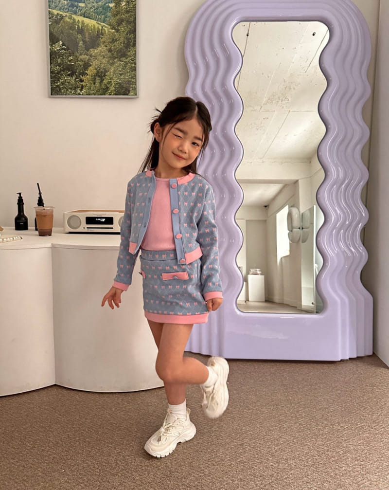 Comma - Korean Children Fashion - #discoveringself - Jacquard Cardigan - 2