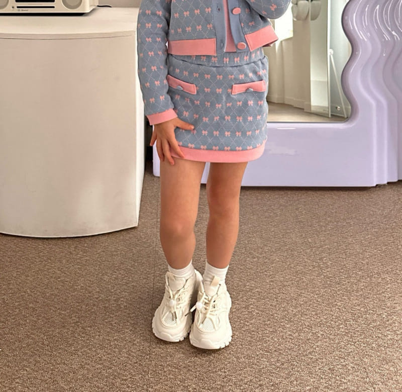 Comma - Korean Children Fashion - #discoveringself - Jacquard Skirt