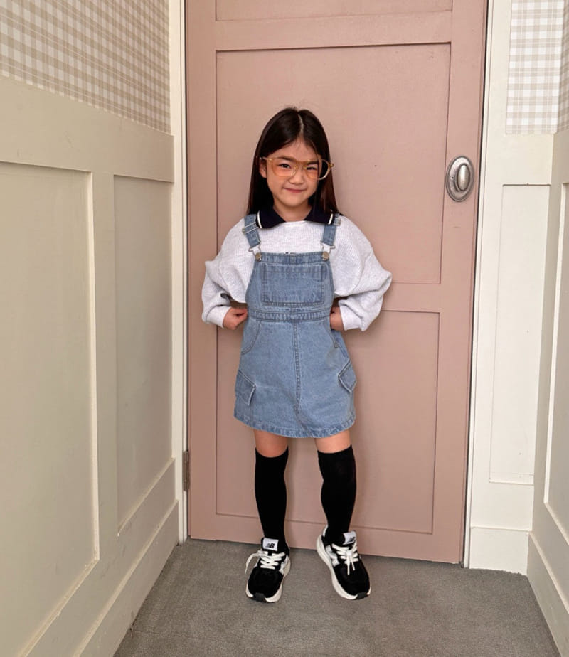 Comma - Korean Children Fashion - #discoveringself - Waffle Collar Sweatshirt - 8