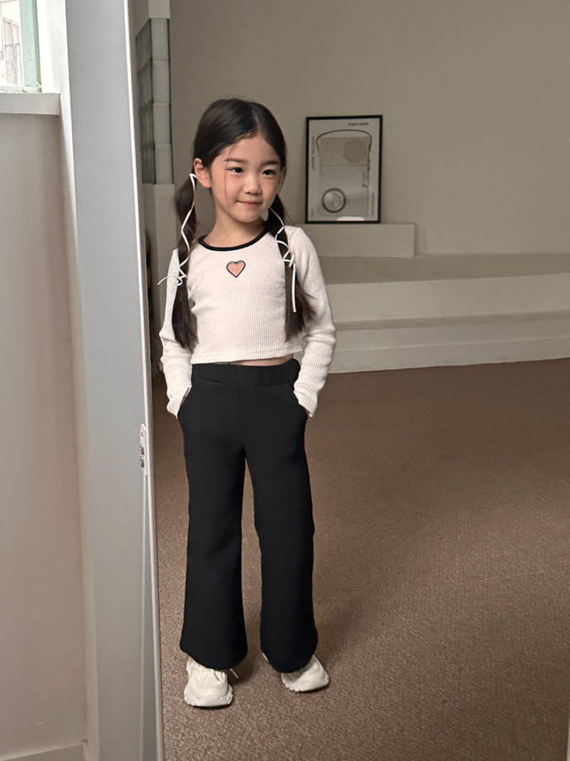 Comma - Korean Children Fashion - #discoveringself - Wide Boots Cut Pants - 7