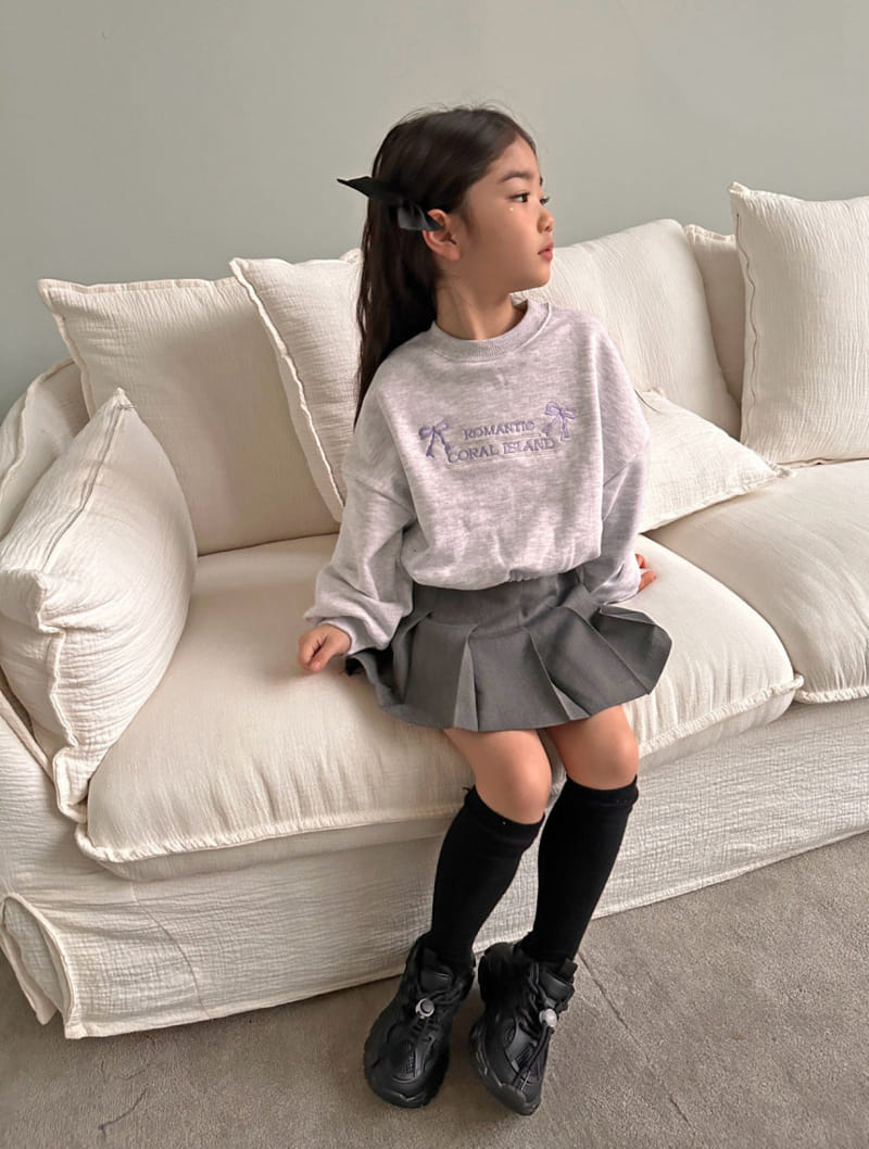 Comma - Korean Children Fashion - #discoveringself - Embroidery Sweatshirt - 9