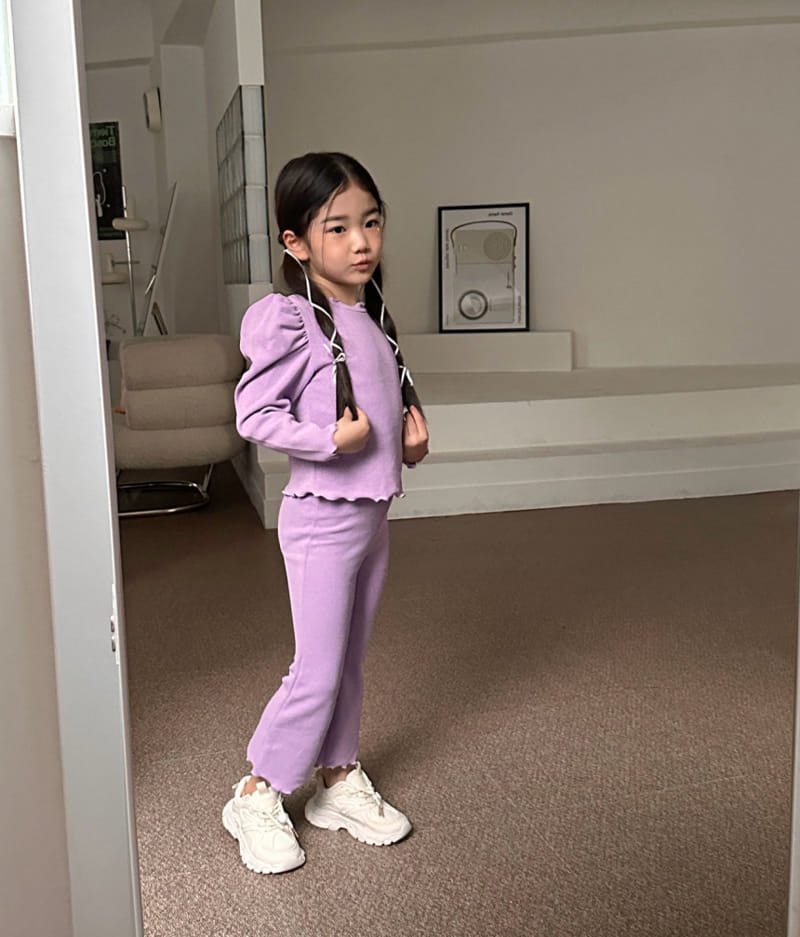 Comma - Korean Children Fashion - #discoveringself - Terry Puff Tee - 7