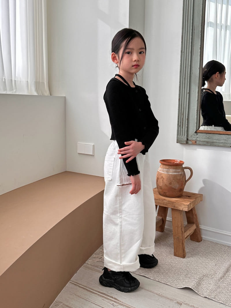 Comma - Korean Children Fashion - #discoveringself - Terry Cardigan - 5