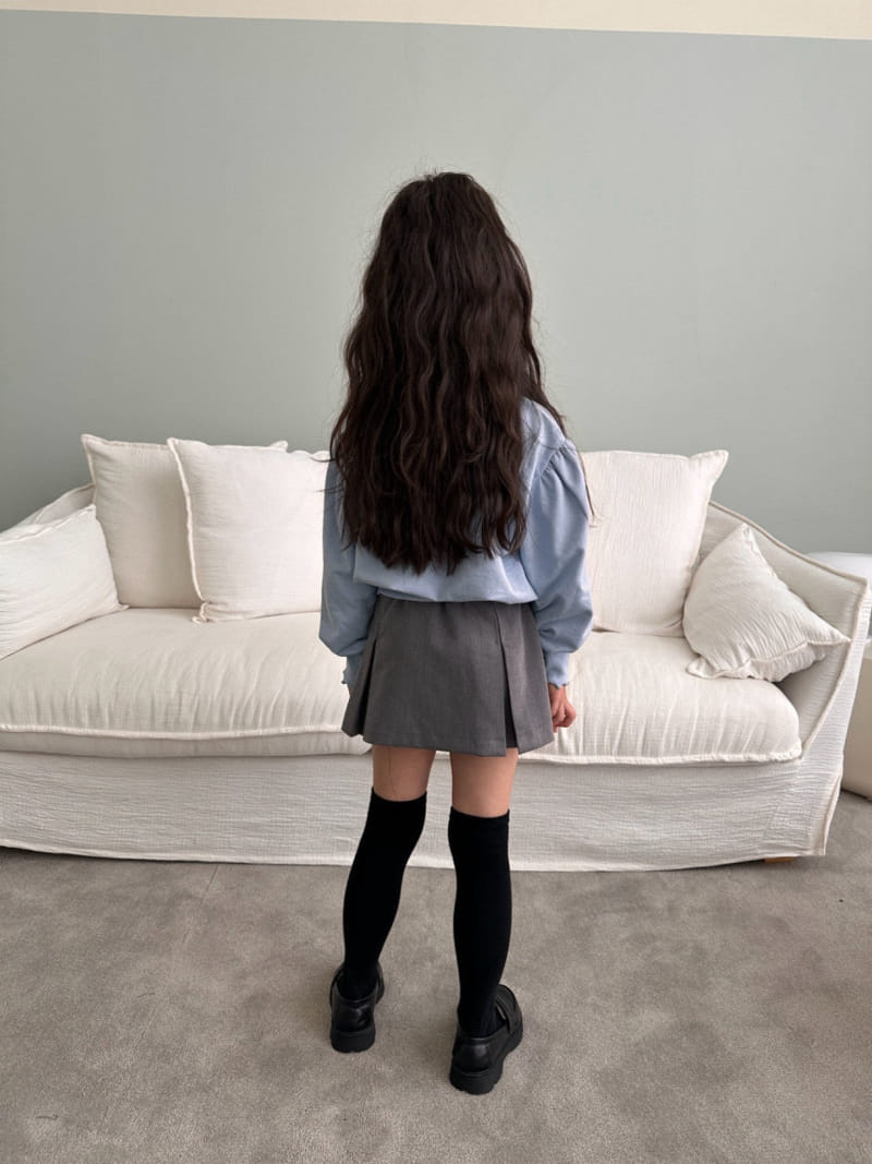 Comma - Korean Children Fashion - #kidsshorts - Ribbon Mini Skirt - 5