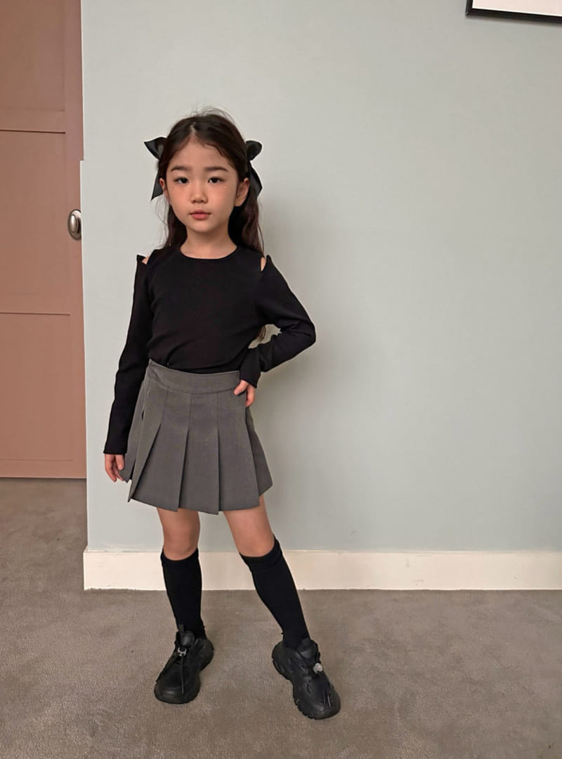 Comma - Korean Children Fashion - #kidsstore - Wrinkle Skirt - 11
