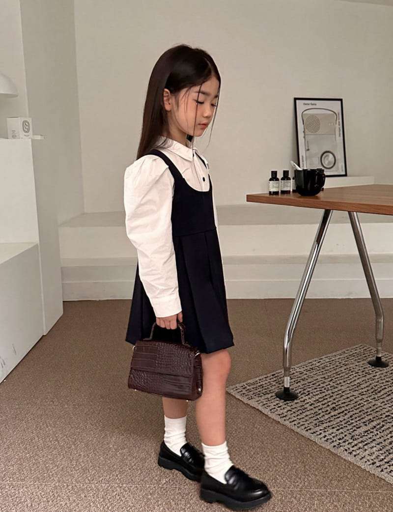 Comma - Korean Children Fashion - #kidsstore - Wrinkle One-piece - 8