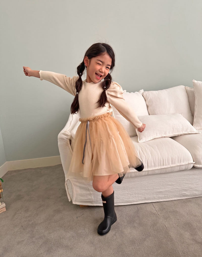 Comma - Korean Children Fashion - #kidsstore - Terry Puff Tee - 10