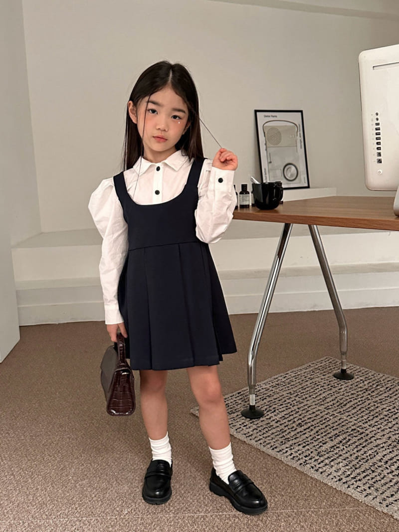 Comma - Korean Children Fashion - #kidzfashiontrend - Wrinkle One-piece - 9