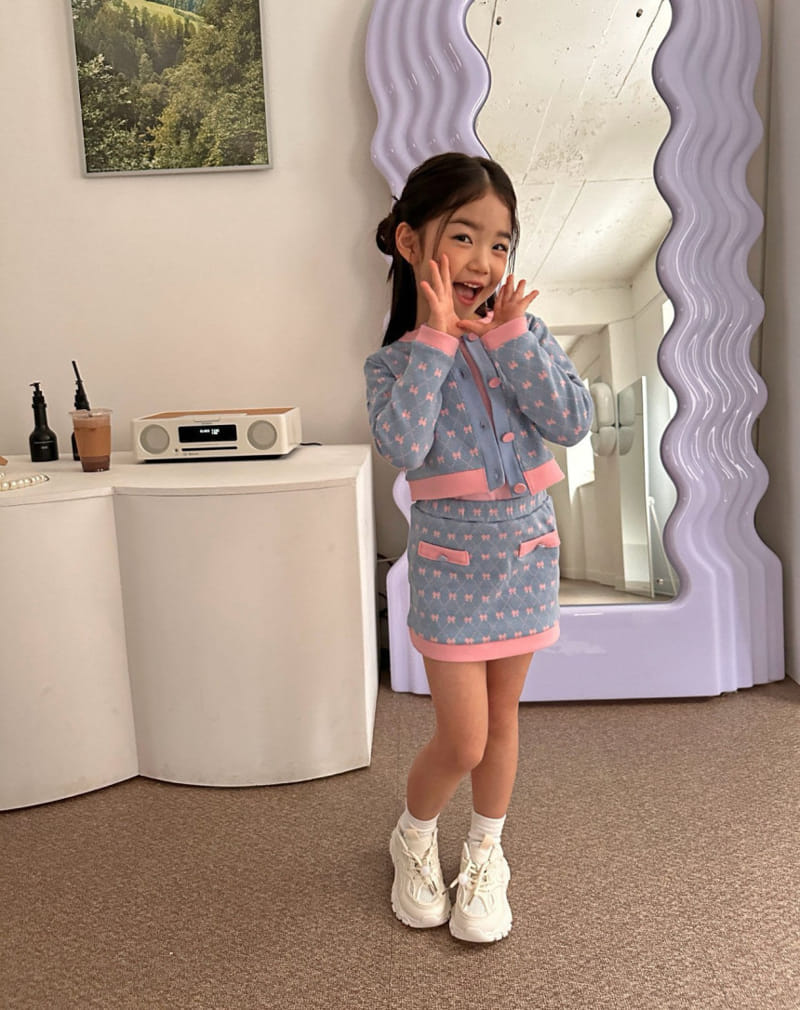 Comma - Korean Children Fashion - #kidzfashiontrend - Jacquard Skirt - 5