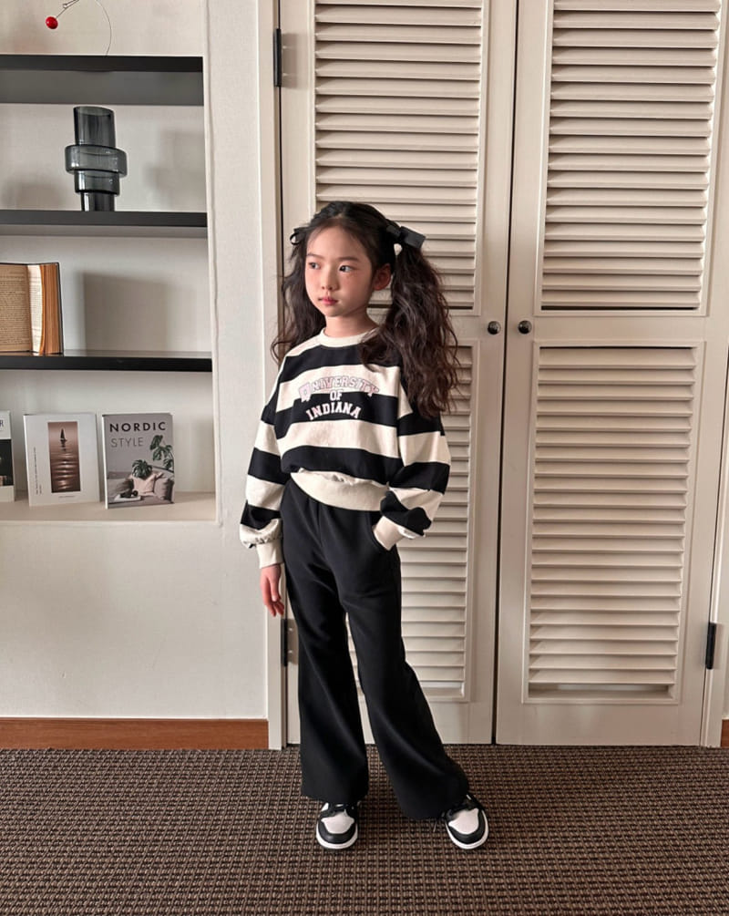 Comma - Korean Children Fashion - #kidzfashiontrend - Big ST Sweatshirt - 3