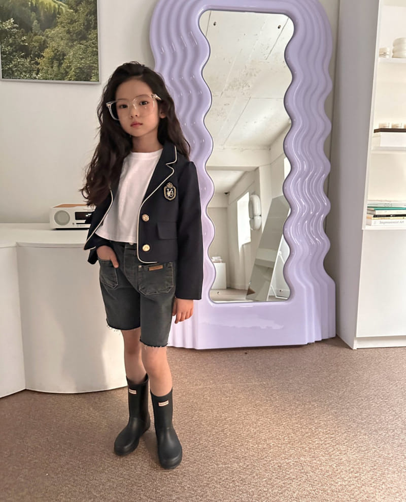 Comma - Korean Children Fashion - #kidzfashiontrend - Basic Crop Tee - 8