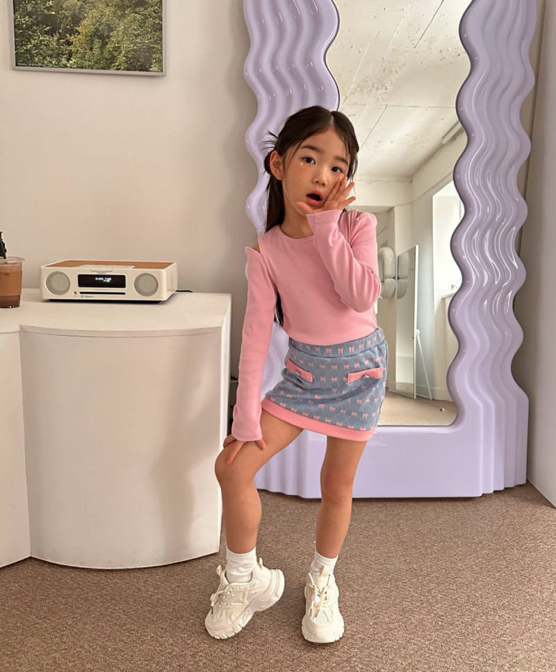 Comma - Korean Children Fashion - #littlefashionista - Jacquard Skirt - 7