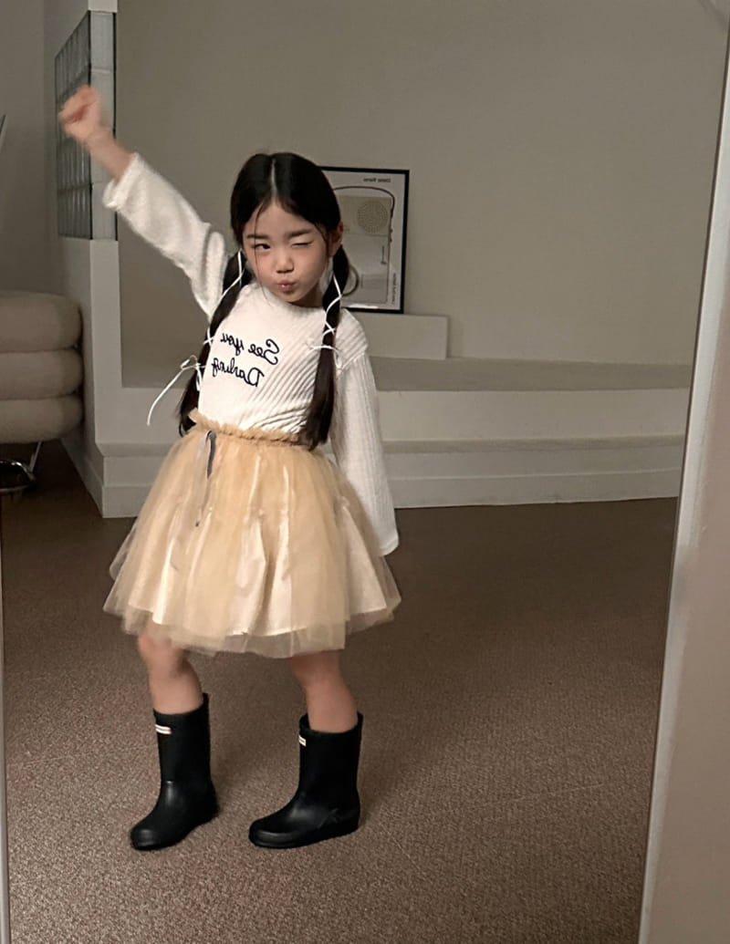 Comma - Korean Children Fashion - #littlefashionista - English Knit Tee - 7