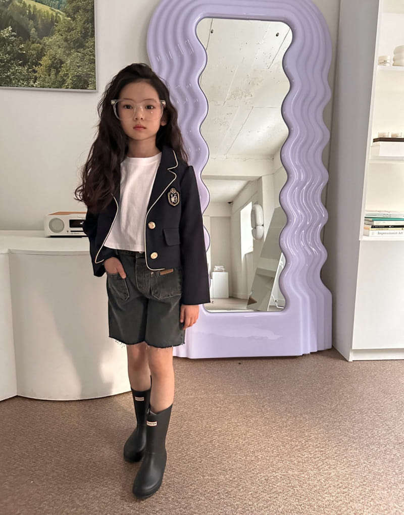 Comma - Korean Children Fashion - #littlefashionista - Basic Crop Tee - 10