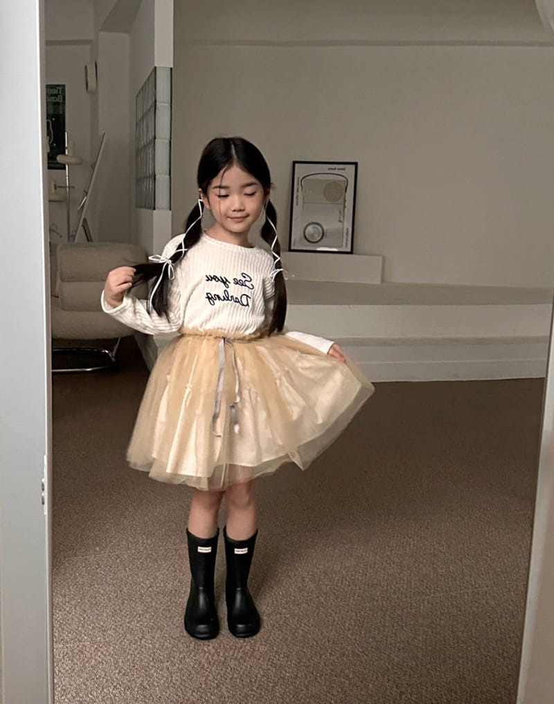 Comma - Korean Children Fashion - #minifashionista - English Knit Tee - 9