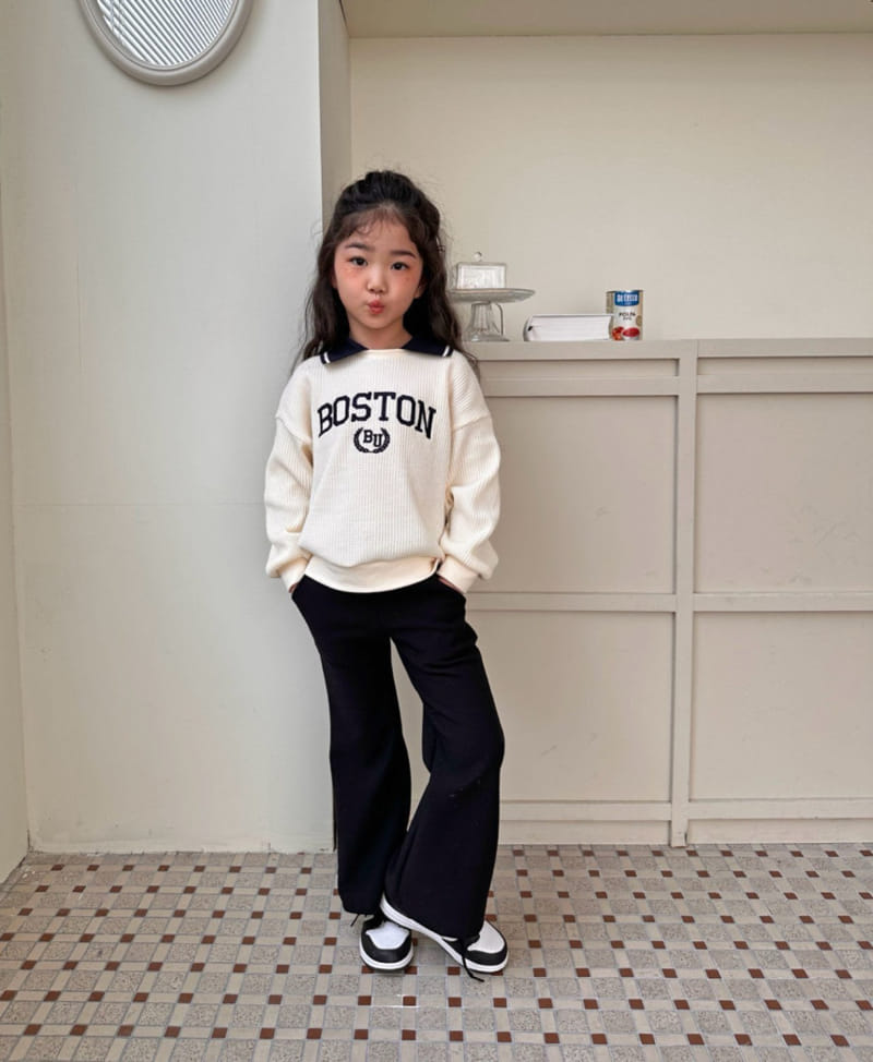 Comma - Korean Children Fashion - #prettylittlegirls - Wide Boots Cut Pants - 2