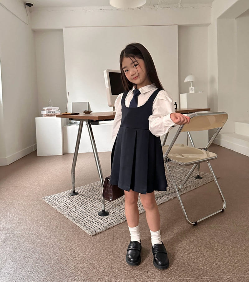 Comma - Korean Children Fashion - #stylishchildhood - Wrinkle One-piece