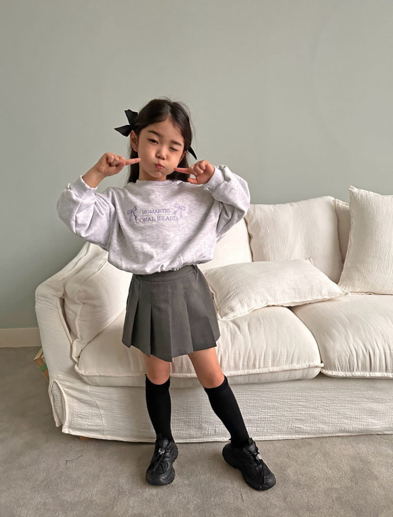 Comma - Korean Children Fashion - #stylishchildhood - Embroidery Sweatshirt - 5