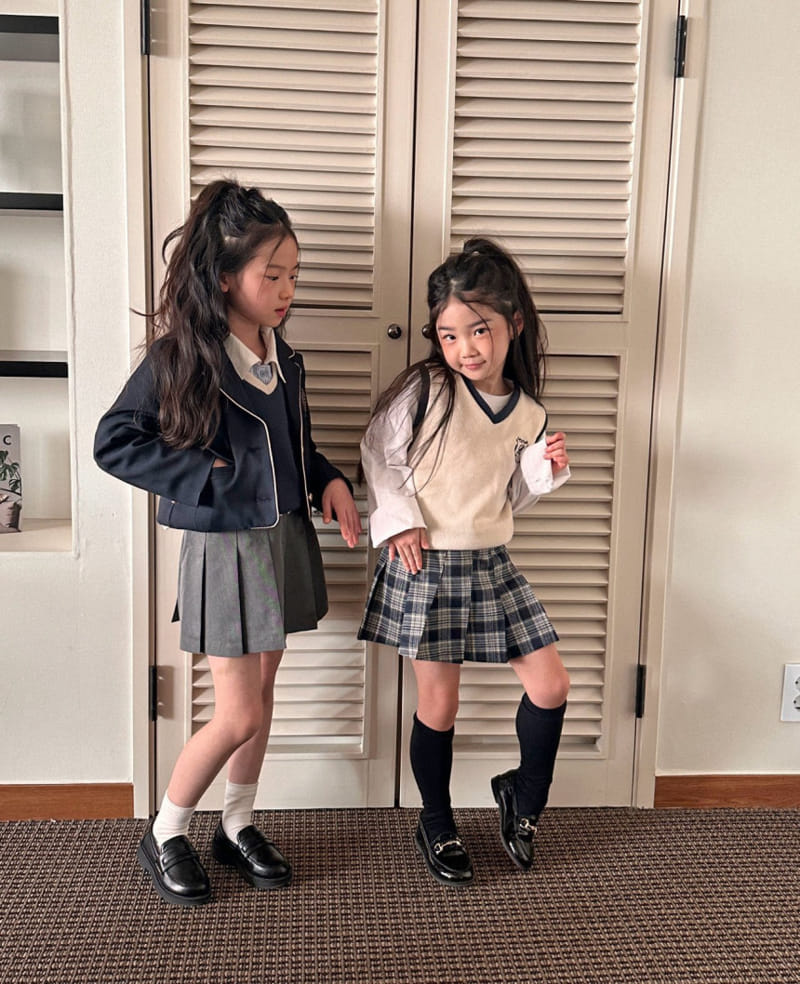 Comma - Korean Children Fashion - #todddlerfashion - Wrinkle Skirt - 2