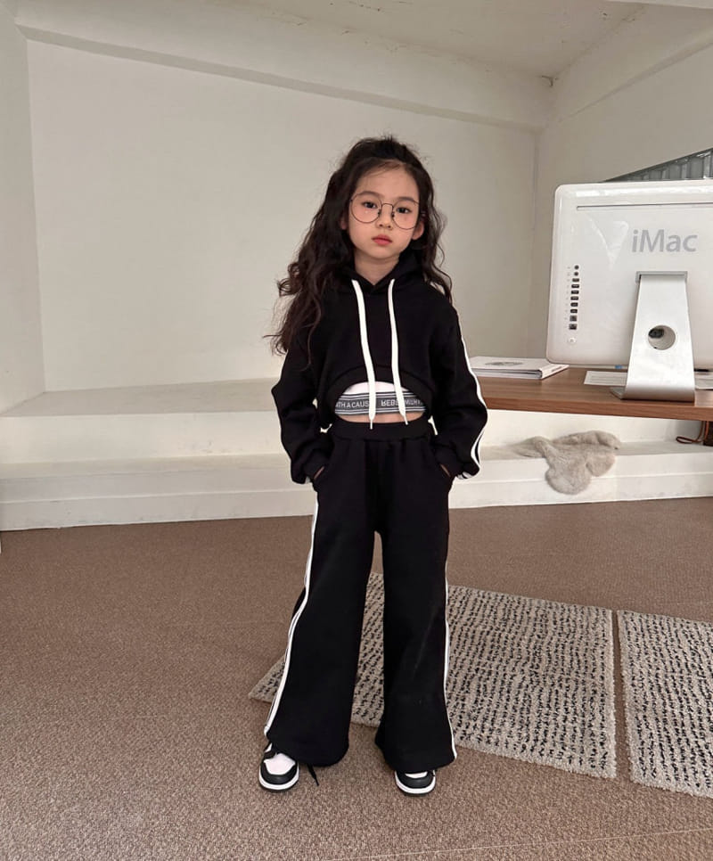Comma - Korean Children Fashion - #todddlerfashion - Two Line Pants - 10