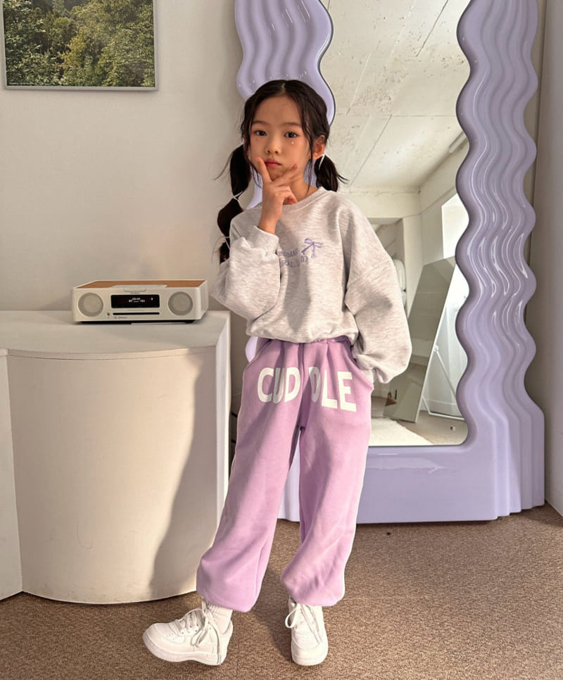 Comma - Korean Children Fashion - #todddlerfashion - Embroidery Sweatshirt - 3