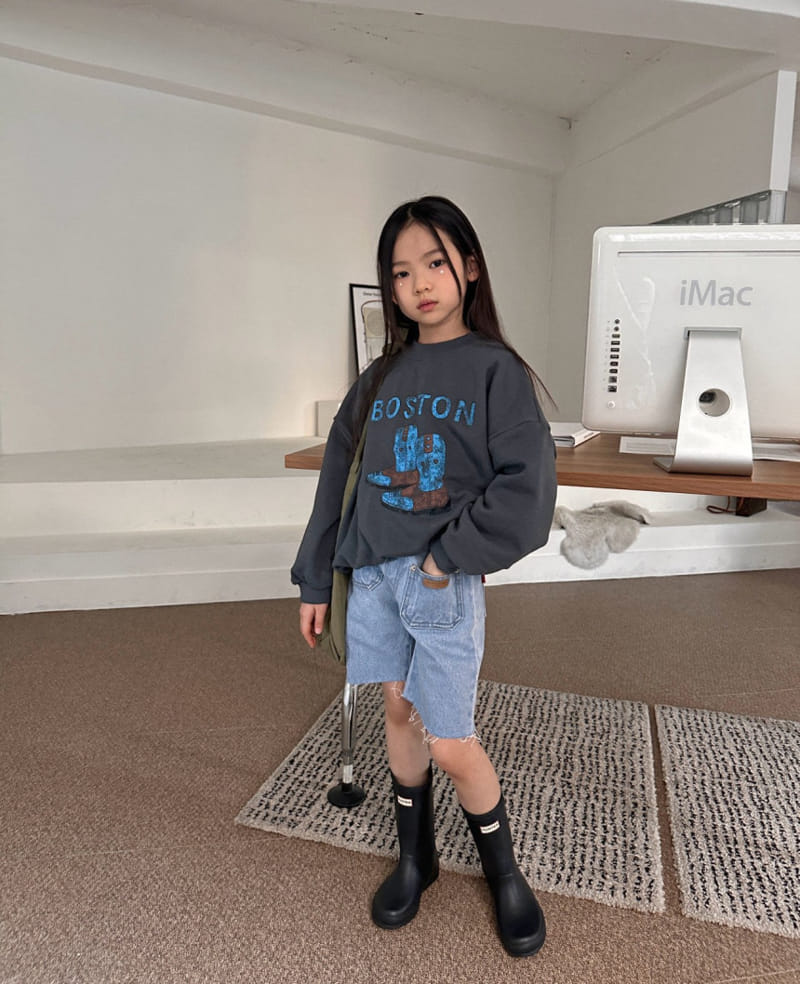 Comma - Korean Children Fashion - #toddlerclothing - Denim Shorts - 9